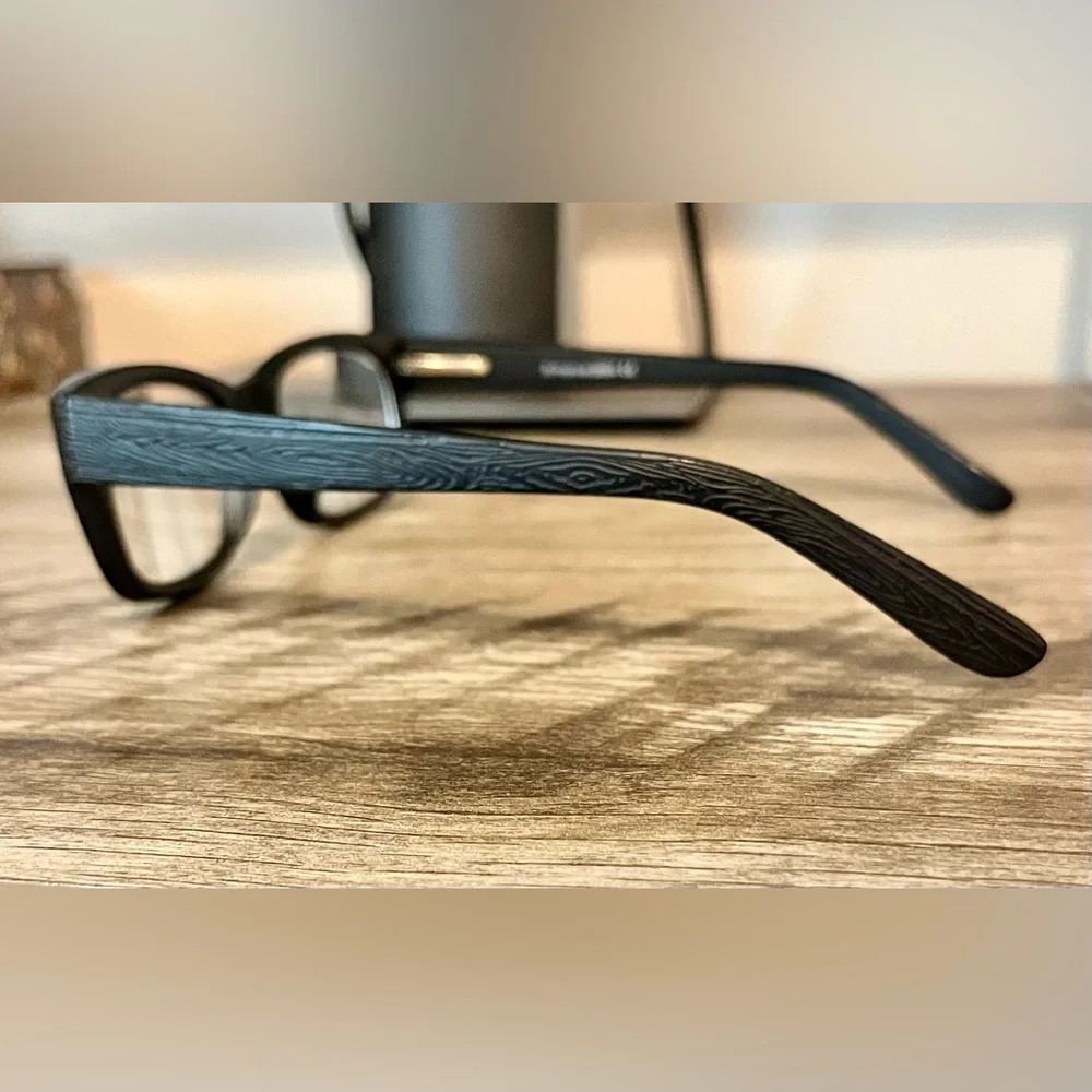Enhance 3854 50/21/145‎ Black Frame Rectangular Glasses / Carrying Case
